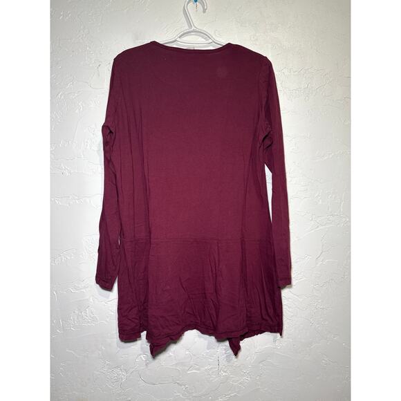 C.M.C by color me cotton tunic button sweater womens large lagenlook artsy - Picture 4 of 7